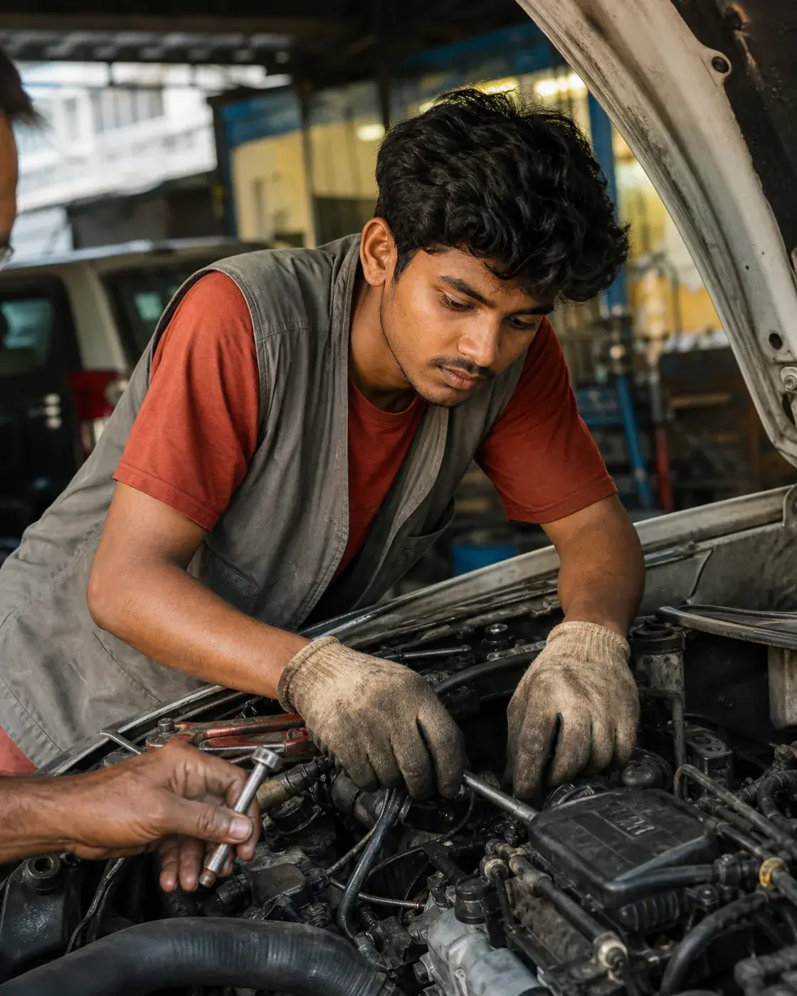 Motor Mechanic training at Edu Vision