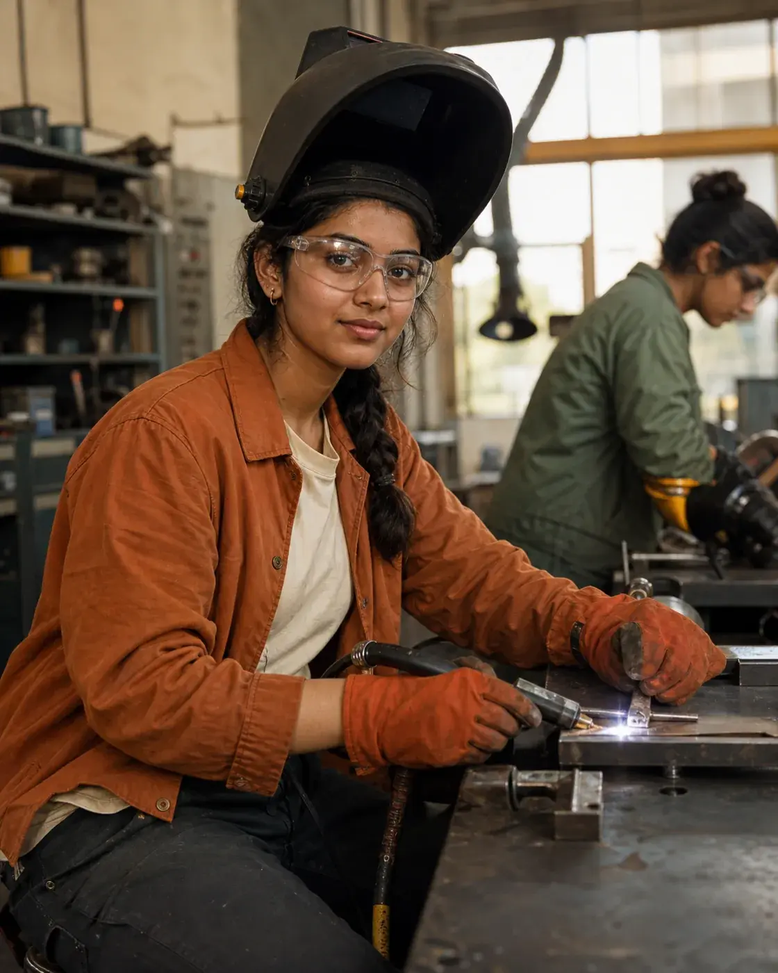 Welder training at Edu Vision